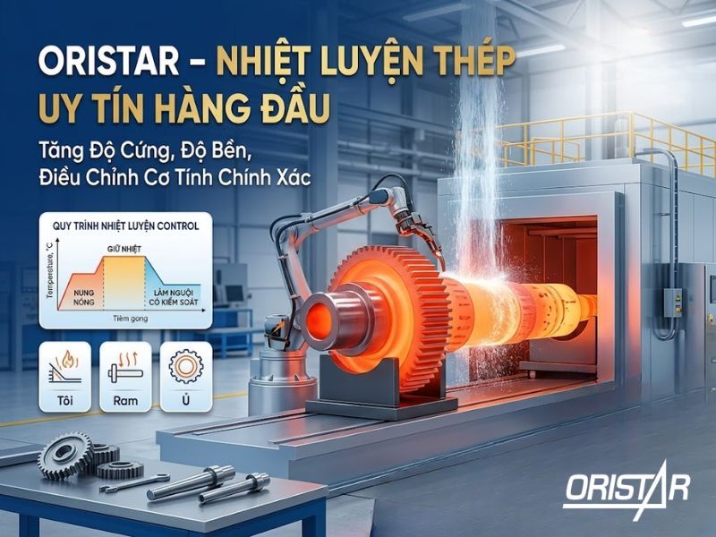Nhiệt luyện thép là gì? Quy trình, phương pháp & cách chọn chuẩn kỹ thuật
