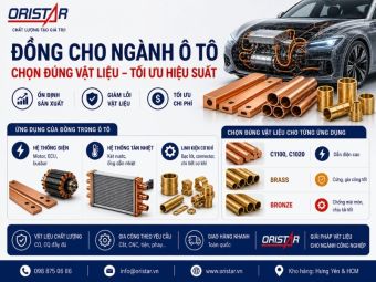 Đồng Cho Ngành Ô Tô: Cách Chọn Đúng Vật Liệu Theo Từng Ứng Dụng