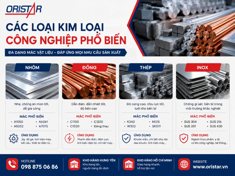 C&aacute;c Loại Kim Loại Được T&igrave;m Mua Nhiều Tại HCM