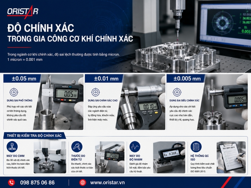 Độ Ch&iacute;nh X&aacute;c Trong Cơ Kh&iacute; Ch&iacute;nh X&aacute;c