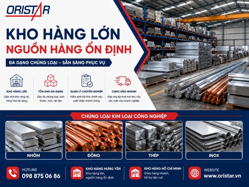 Top Nh&agrave; Cung Cấp Kim Loại Tại HCM Được Nhiều Doanh Nghiệp Lựa Chọn