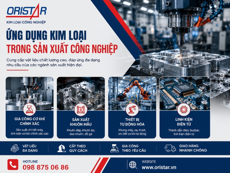 C&aacute;c Ng&agrave;nh Sử Dụng Kim Loại Nhiều Hiện Nay